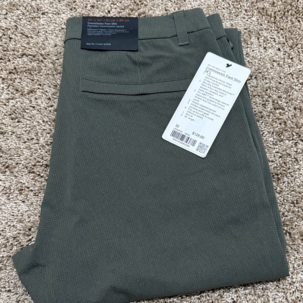 lululemon athletica Green Chinos